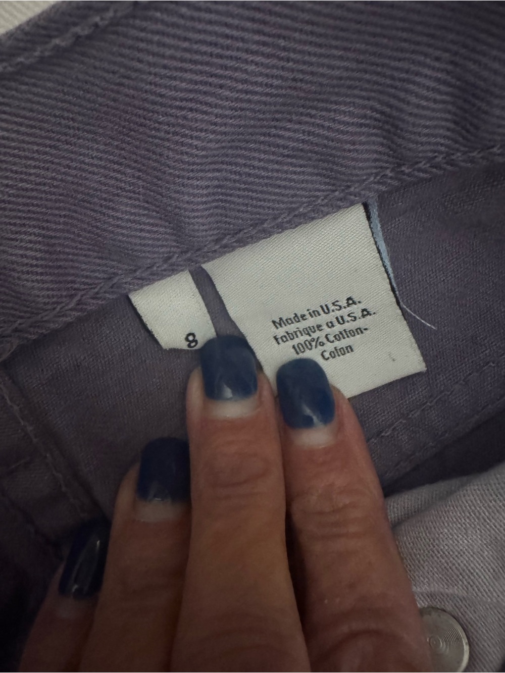 Calvin Klein Straight Leg Jeans in Dusty Purple
